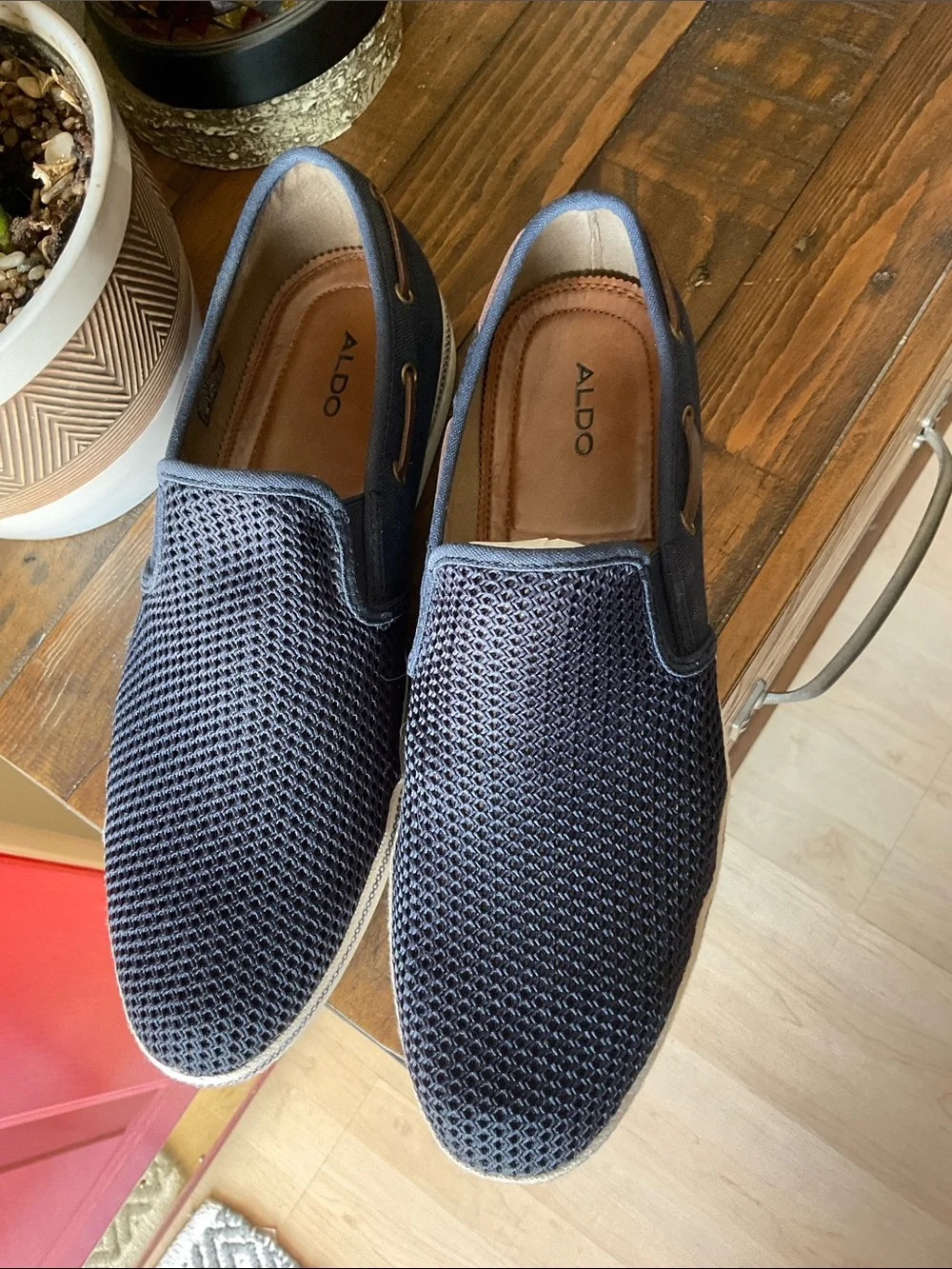 ALDO - Men's Slip-On Casual Boat Shoes in Navy